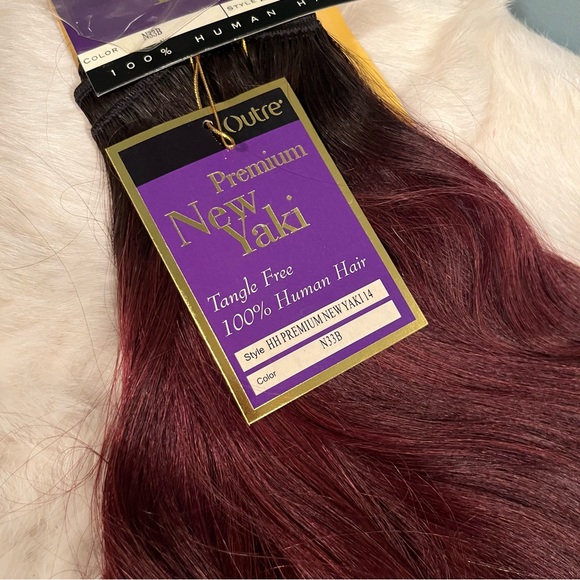 Outre Premium New Yaki 100% Human Tangle Free Hair Extension - Picture 8 of 12